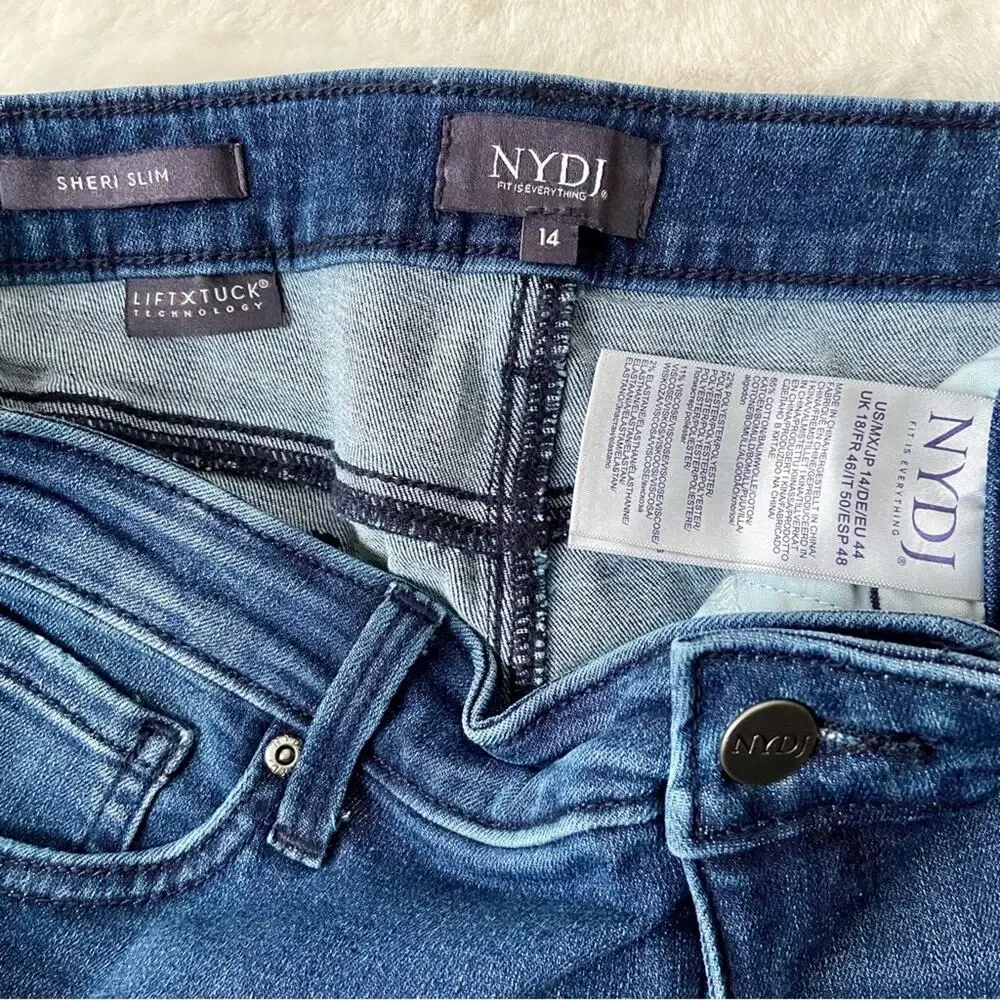 NYDJ Sherry Slim Jeans Size 14